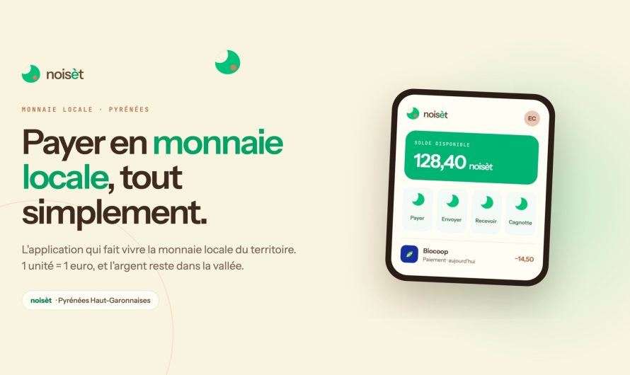 noisèt : le porte-monnaie électronique qui accueille les monnaies locales
